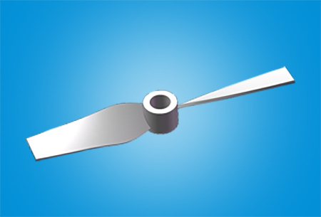 Two-Blade Propeller Impeller